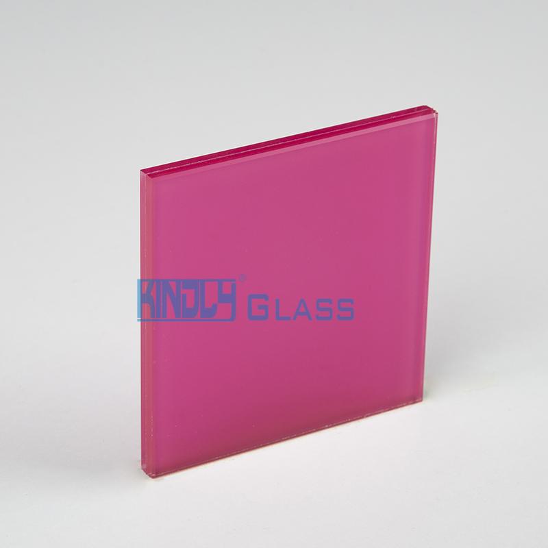 Pink PVB Translucent Laminated Glass